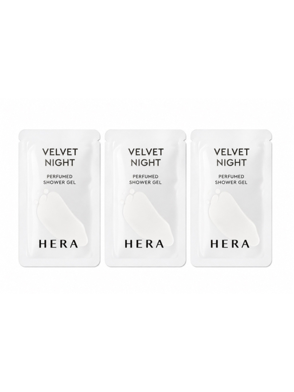 HERA Velvet Night Perfumed Shower Gel 4g x 40pcs Luxurious Fragrance Moisture